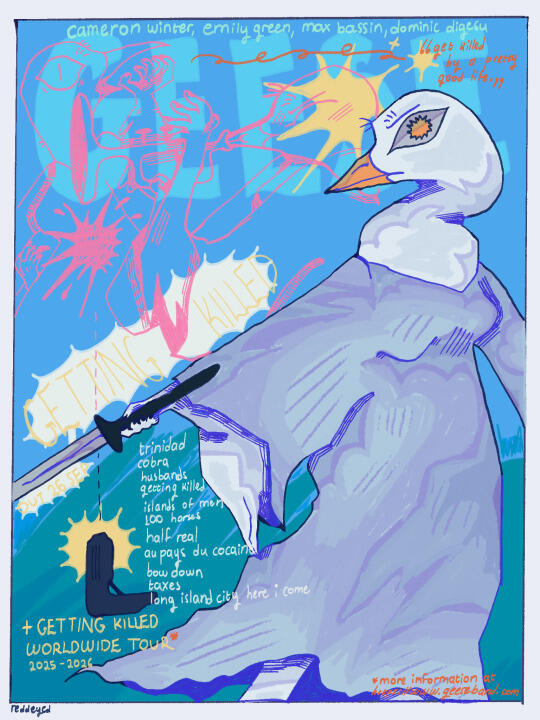 getting killed by geese